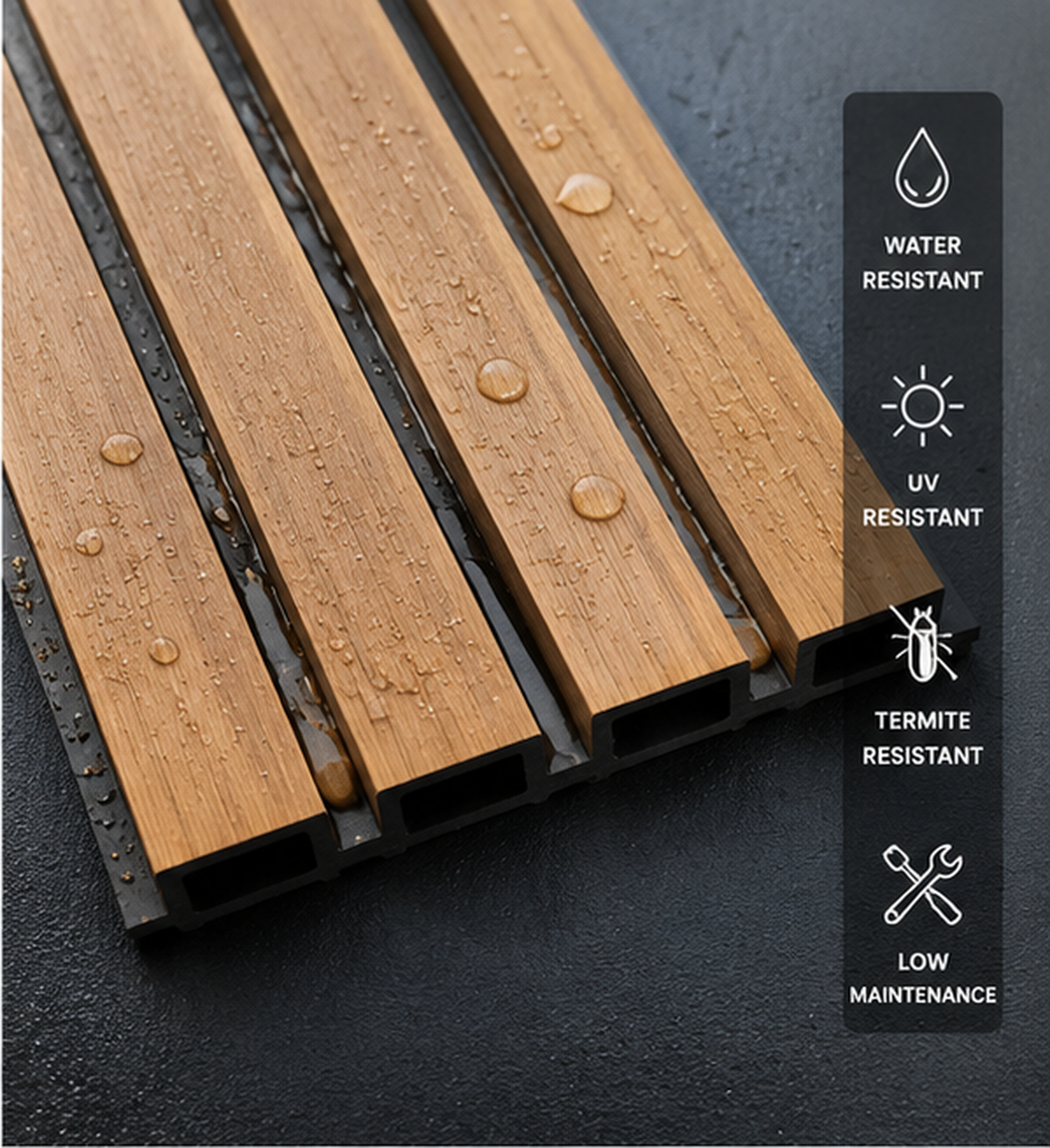 Oak Exterior Wall Panels