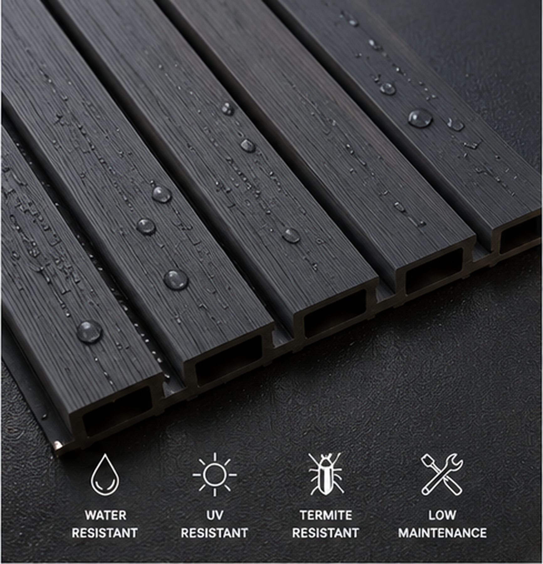 Ebony Exterior Wall Panels