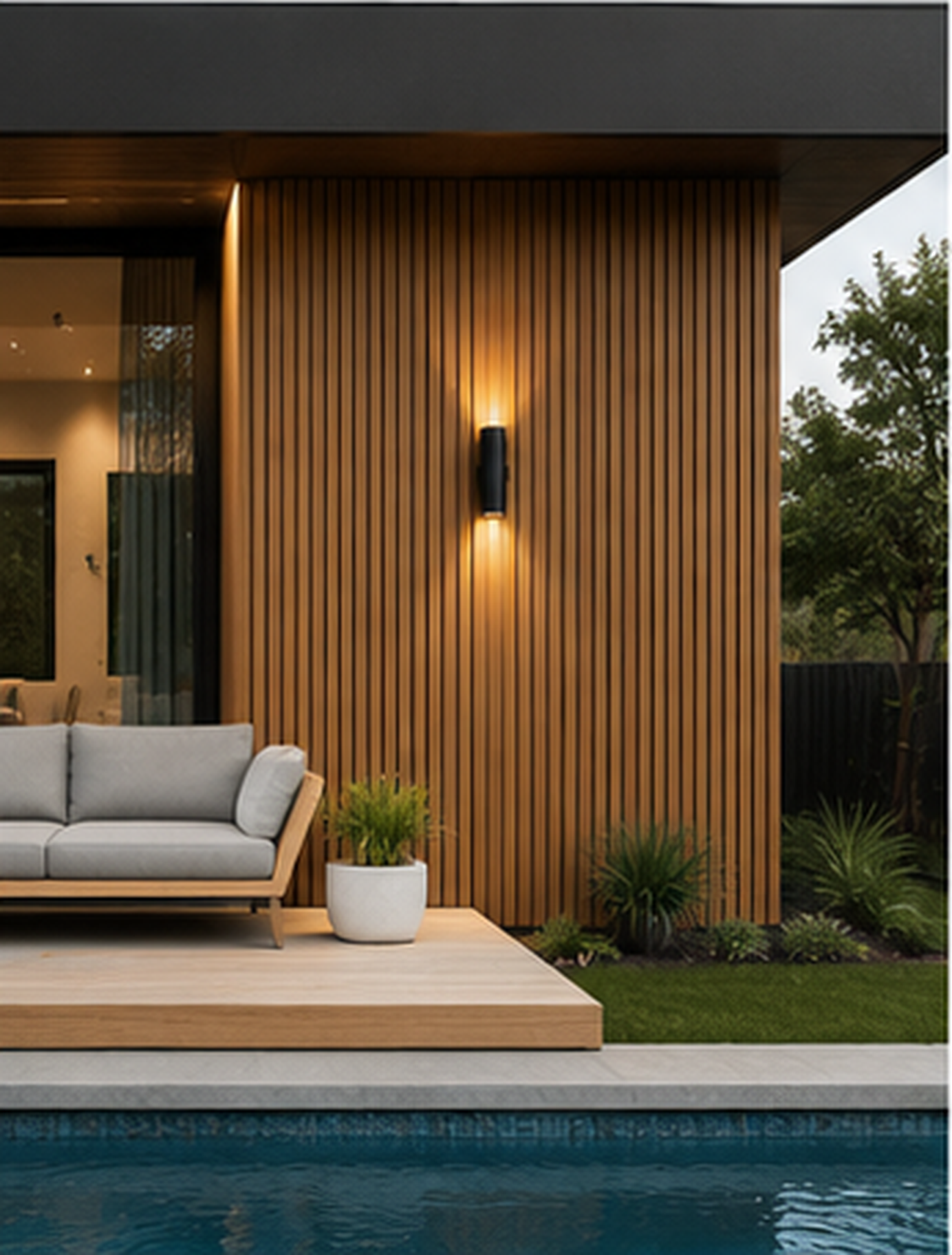 Oak Exterior Wall Panels