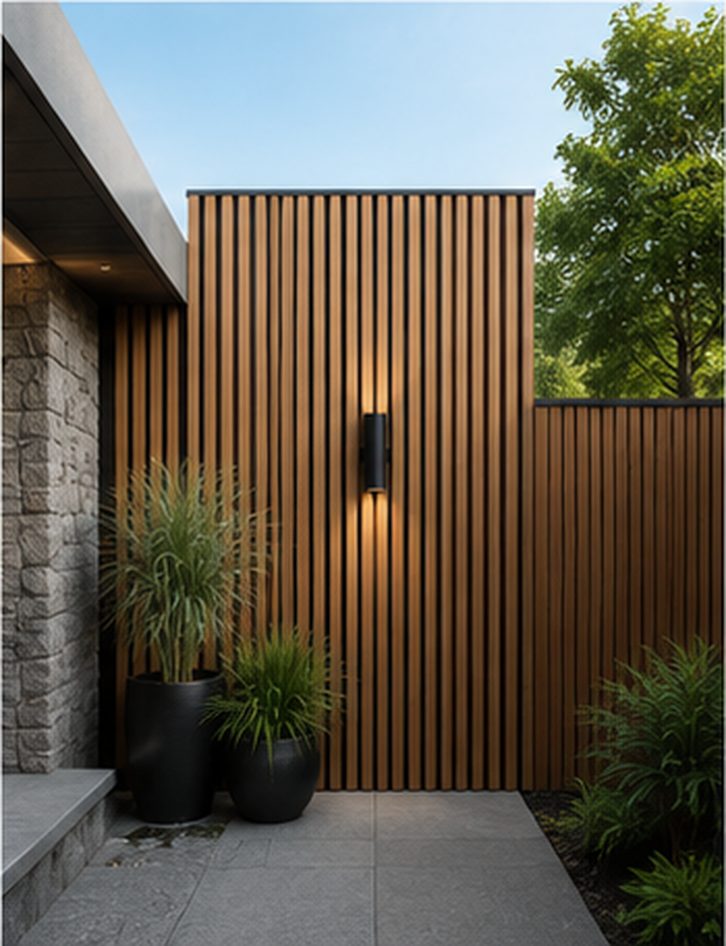 Oak Exterior Wall Panels