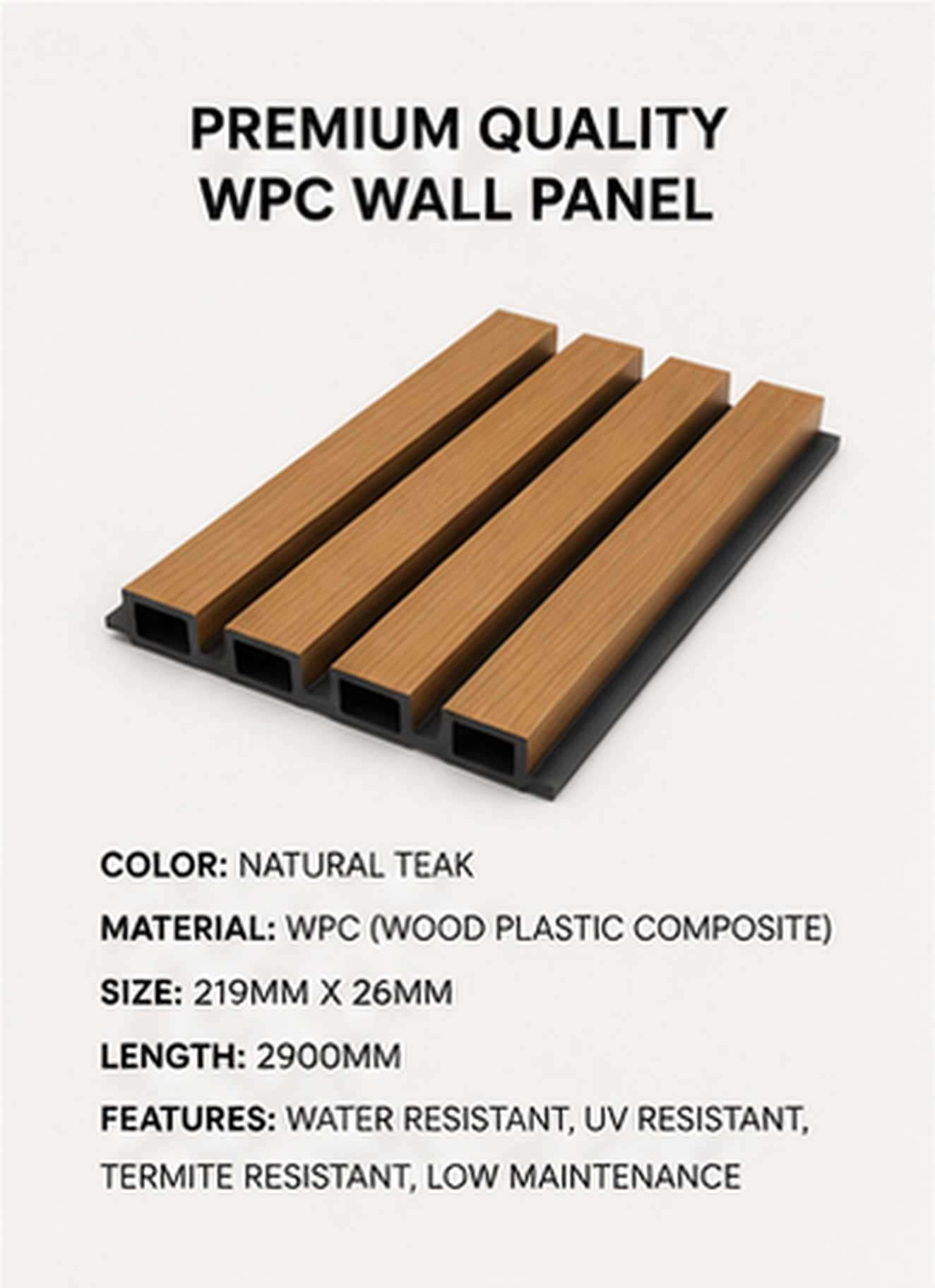 Oak Exterior Wall Panels
