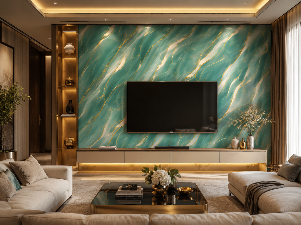 Ocean PVC Marble Wall Panel