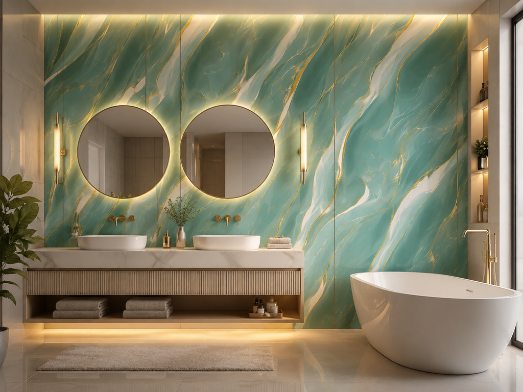 Ocean PVC Marble Wall Panel