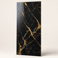 Obsidian Gold PVC marble wall panel, product photo