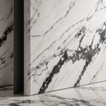 Pearl Mist White & Black Marble Wall Panel