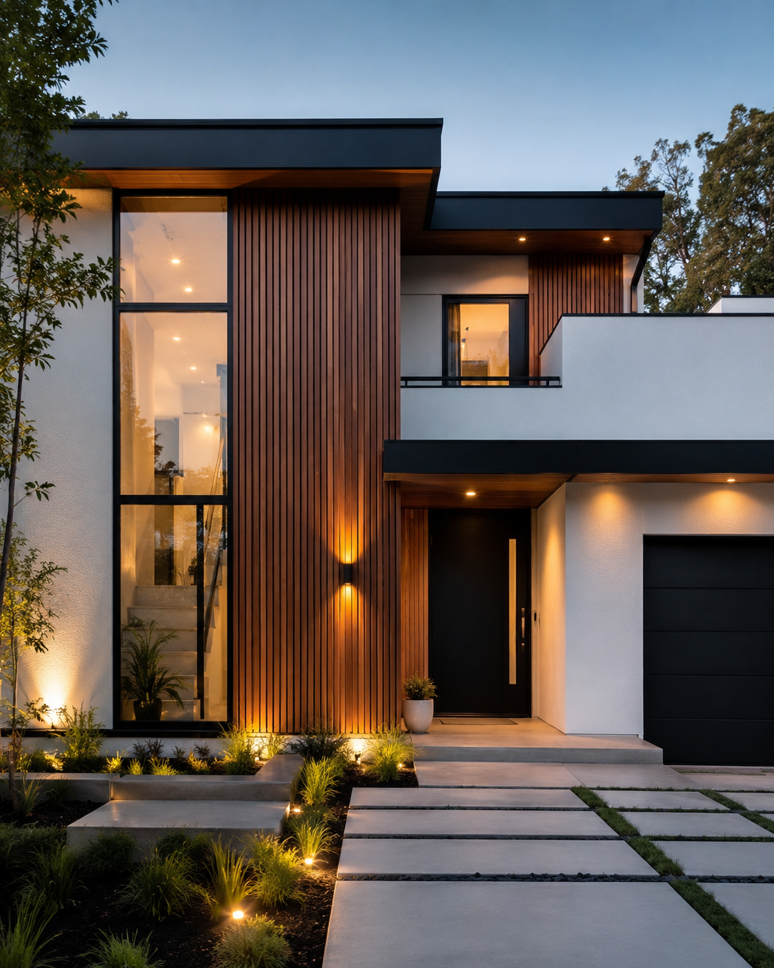 Walnut Exterior Wall panel