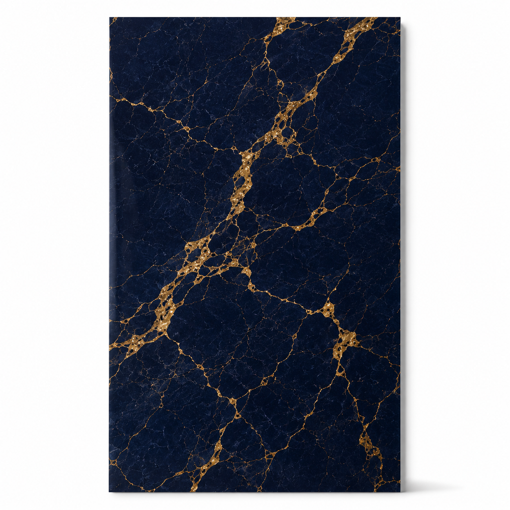 Navy Gold Marble Wall Panel