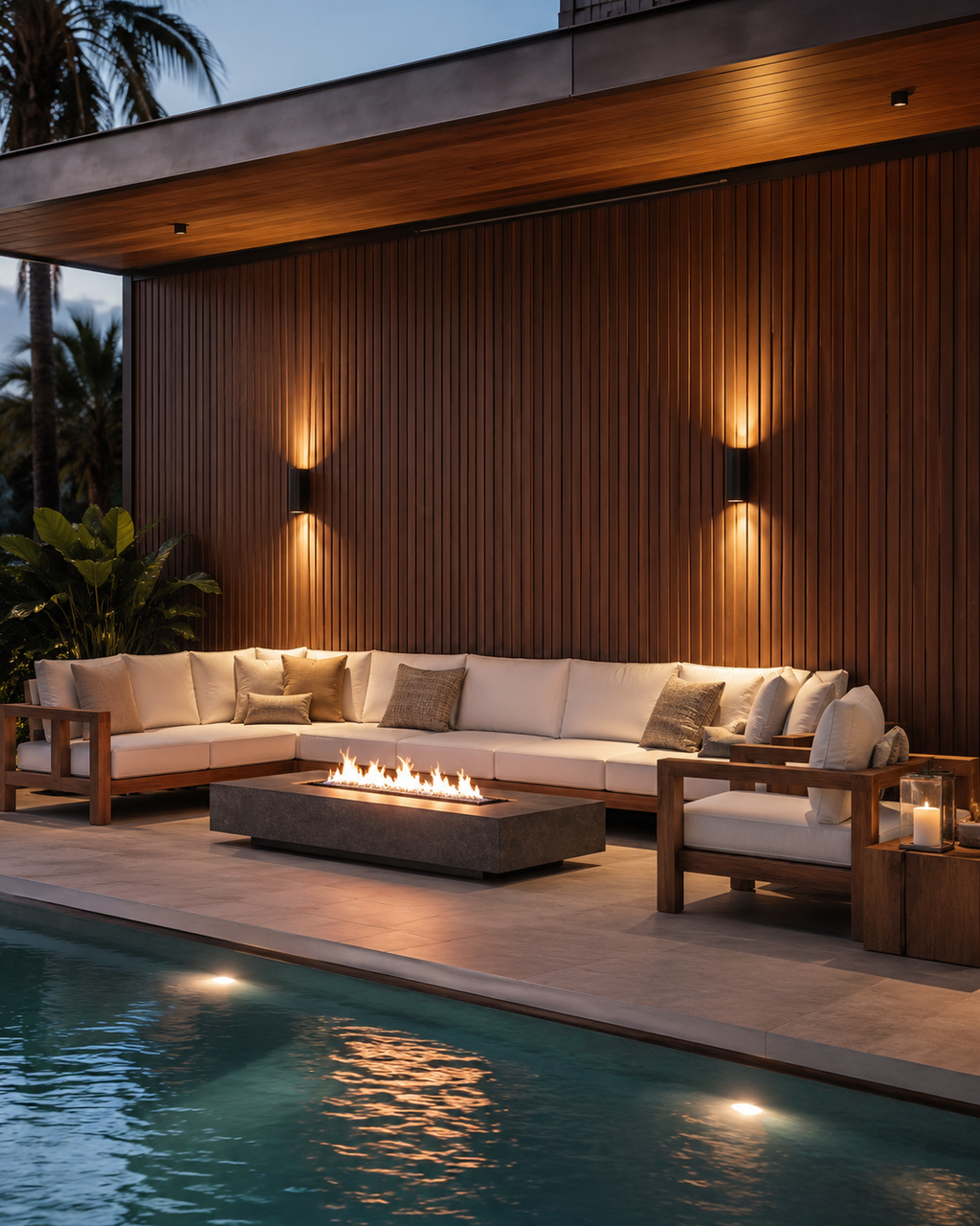 Walnut Exterior Wall panel